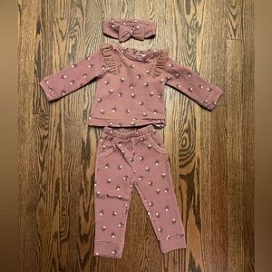 Nicole Miller Mauve Kids Matching Set